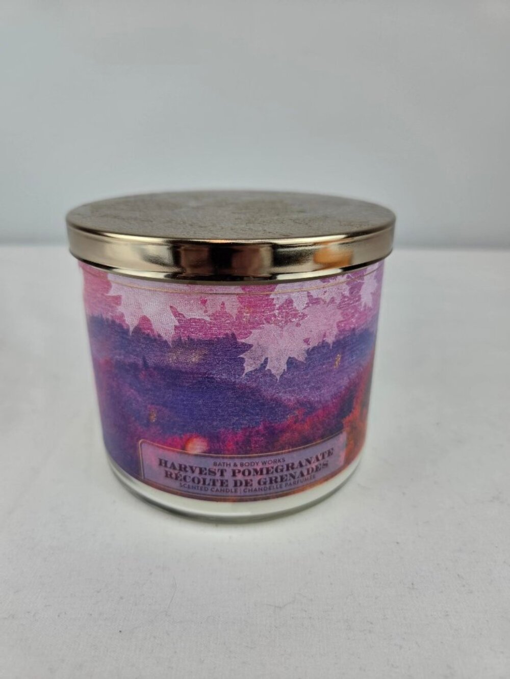Bath & Body Works Harvest Pomegranate 3-Wick Candle 14.5 oz NEW
